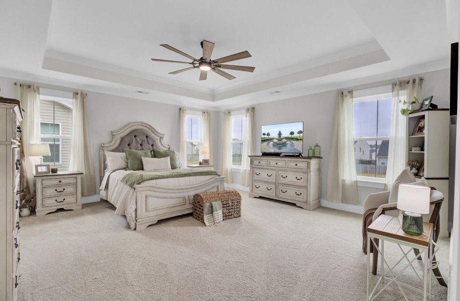 Furnished interior view inside a new home in Lochton, Summerville (Image 14).