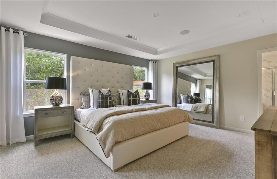 Furnished interior view inside a new home in Oakwood, Cumming (Image 22).