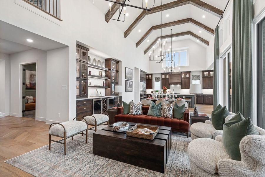 Representative Family Room - some options shown