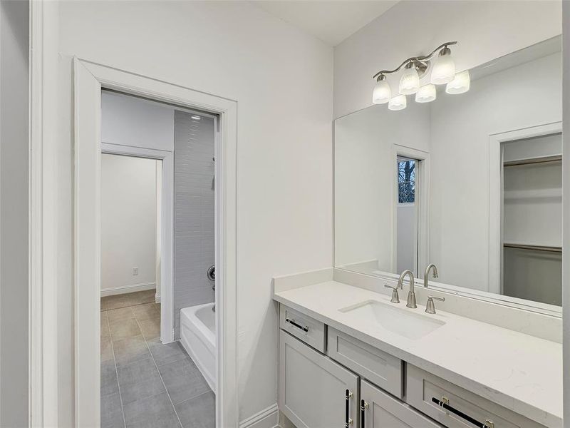 Powder bath off game room.