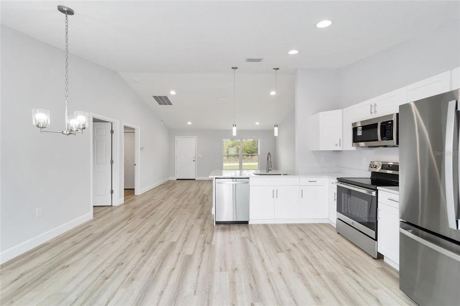 Furnished interior view inside a new home in , Ocala (Image 14).