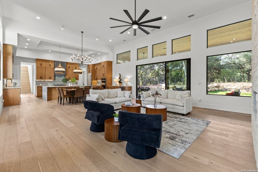 Furnished interior view inside a new home in , Boerne (Image 9).