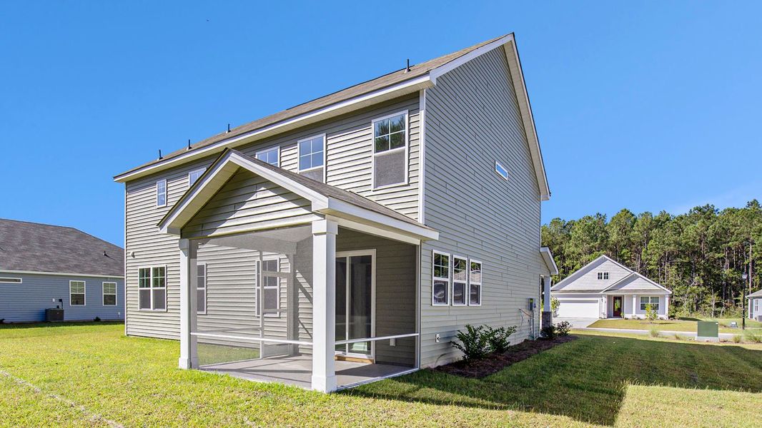 Exterior details and patio area of a home in Eden Springs, Longs (Image 3).