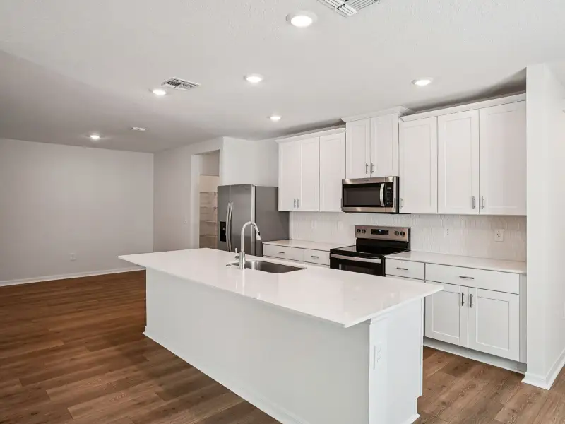 Furnished interior view inside a new home in Ridgehaven - Villas, Ormond Beach (Image 2). Furnished interior view inside a new home in Ridgehaven - Villas, Ormond Beach (Image 2).