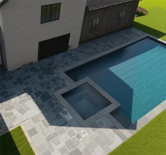 Exterior details and patio area of a home in , Roswell (Image 4).