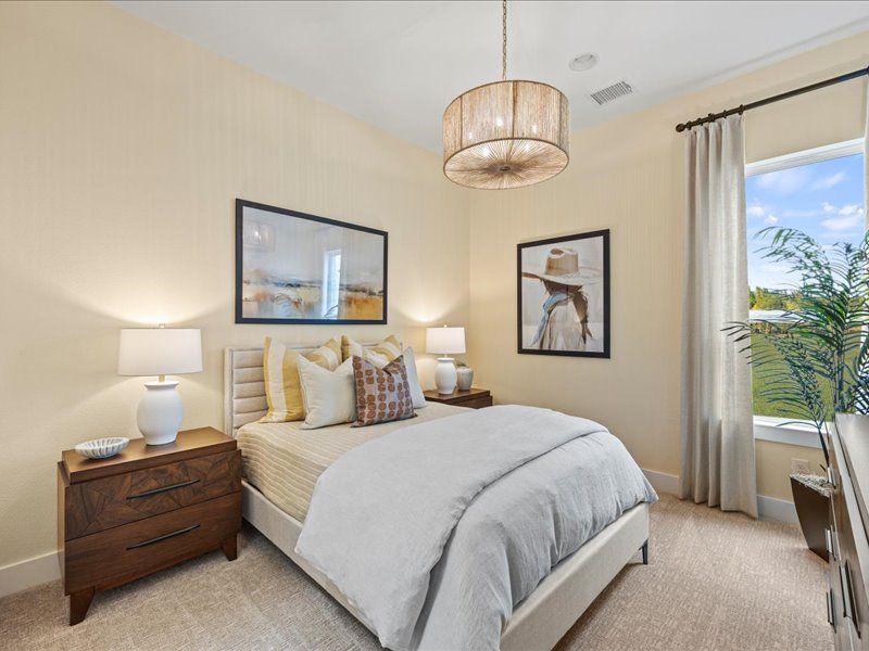 Furnished interior view inside a new home in Nelson Lake Estates, Rockwall (Image 28).