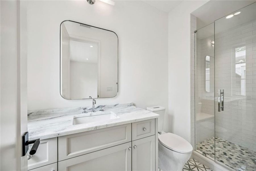 Furnished interior view inside a new home in , Atlanta (Image 18).