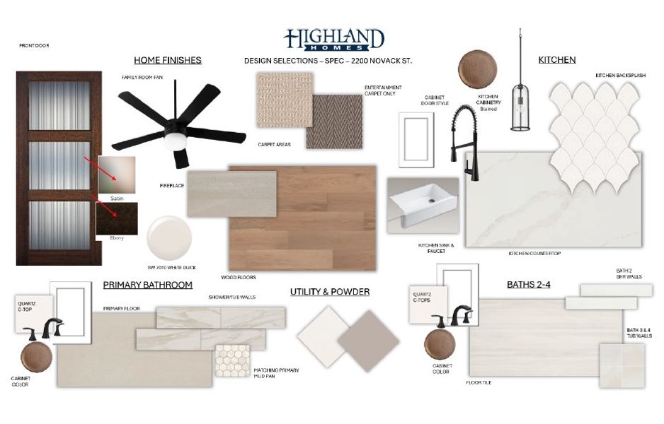 Sample of building materials used in homes in Mantua, Van Alstyne (Image 60).