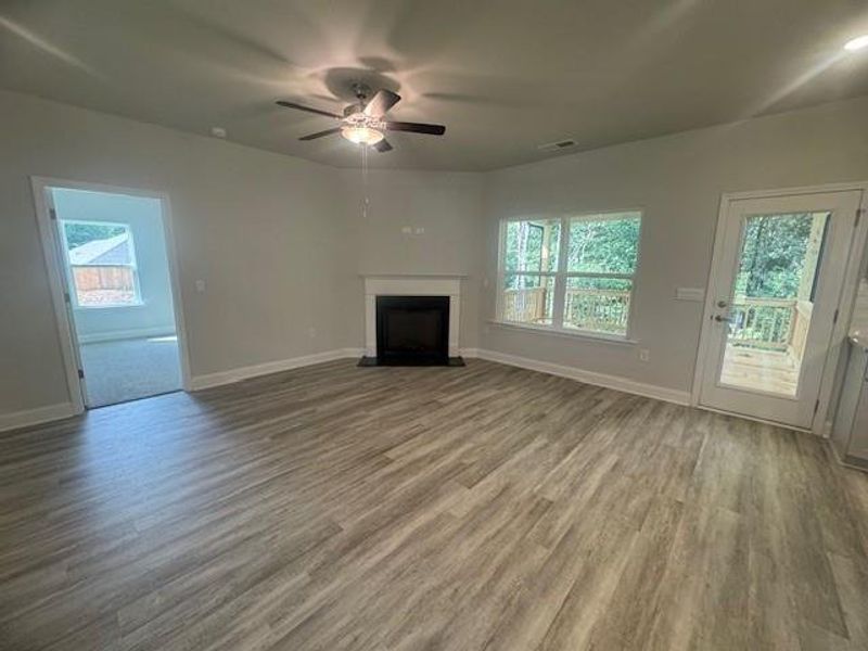 Spacious, unfurnished interior of a new home in Eagle Heights, Maysville (Image 16). Spacious, unfurnished interior of a new home in Eagle Heights, Maysville (Image 16).