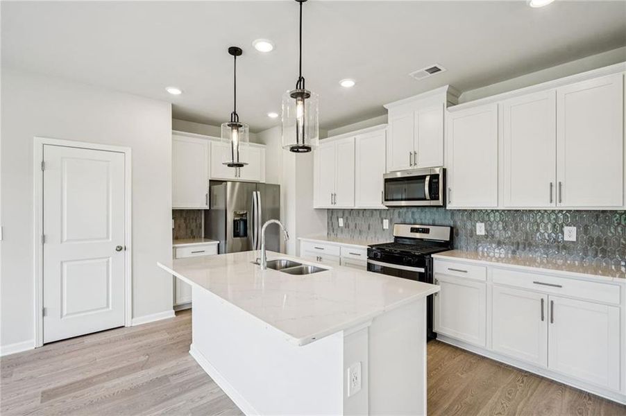Furnished interior view inside a new home in Avalon - Reserve Series, Conyers (Image 12).