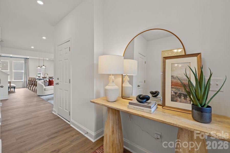 Representative Photo from Model - Foyer leading into living area