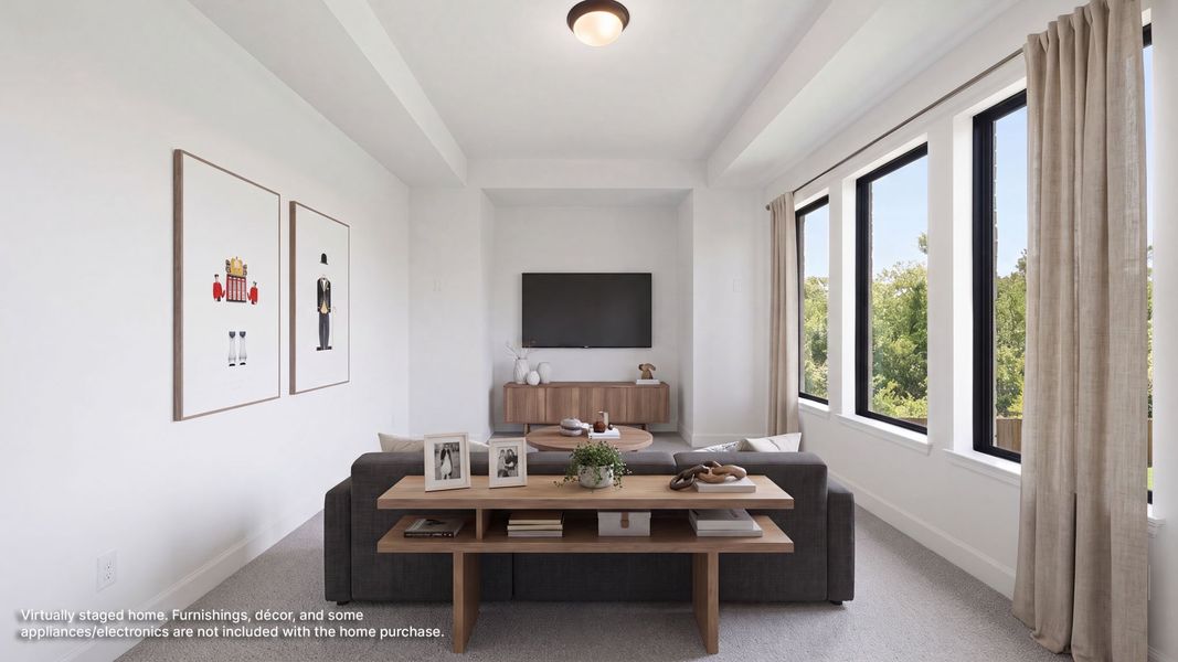 Furnished interior view inside a new home in Sonoma Verde, McLendon-Chisholm (Image 9).