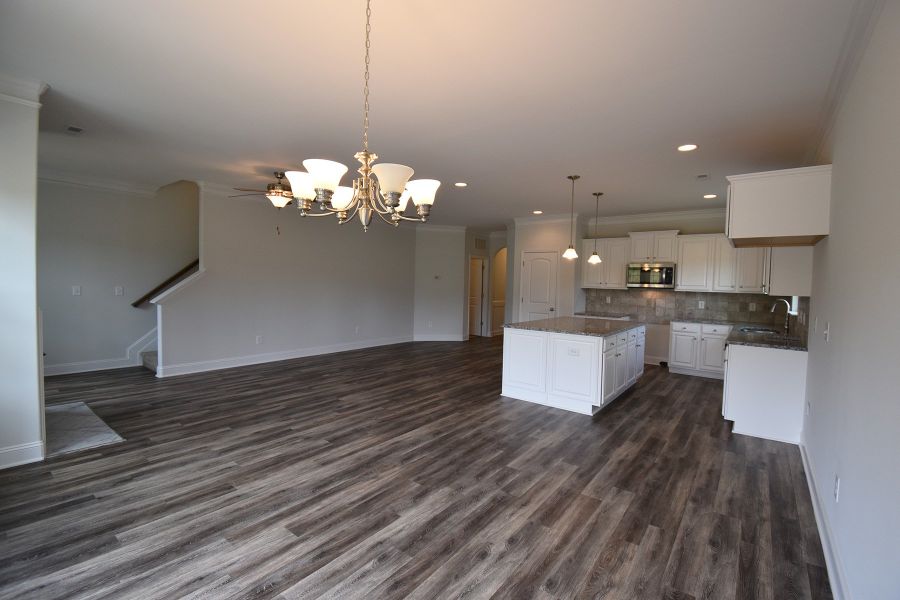 Representative furnished interior of a home built from the Ellerbe by Keystone Homes NC in Sullivans Reserve, Walkertown (Image 17).