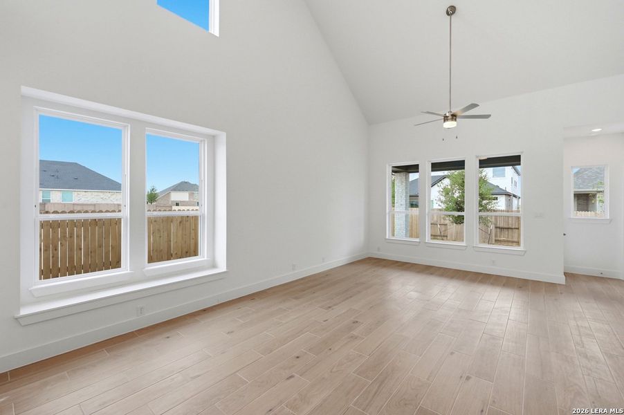 Spacious, unfurnished interior of a new home in Prominence, San Antonio (Image 21).