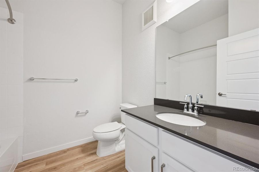 Furnished interior view inside a new home in Condo Collection at Grand Vue at Interlocken, Broomfield (Image 5).