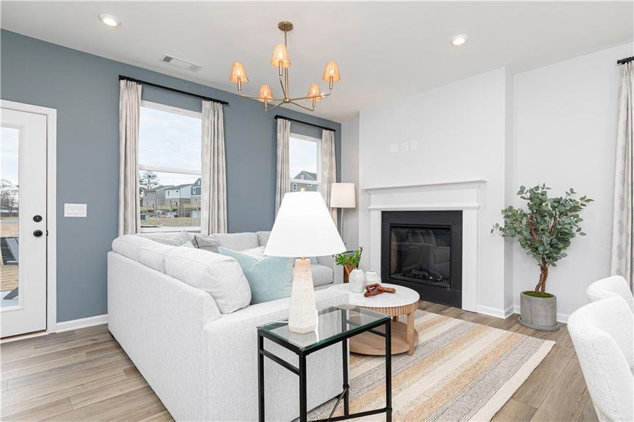 Furnished interior view inside a new home in Darlington, Loganville (Image 13).