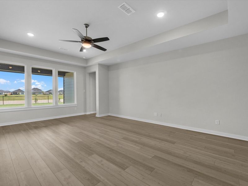 Spacious, unfurnished interior of a new home in Mason Woods, Cypress (Image 15). Spacious, unfurnished interior of a new home in Mason Woods, Cypress (Image 15).