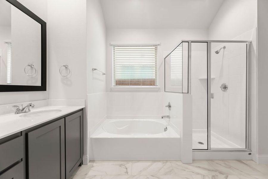 Representative exterior photo of a completed home built from the Brighton by Impression Homes in Mercer Meadows, Royse City, TX (Image 14). Representative exterior photo of a completed home built from the Brighton by Impression Homes in Mercer Meadows, Royse City, TX (Image 14).