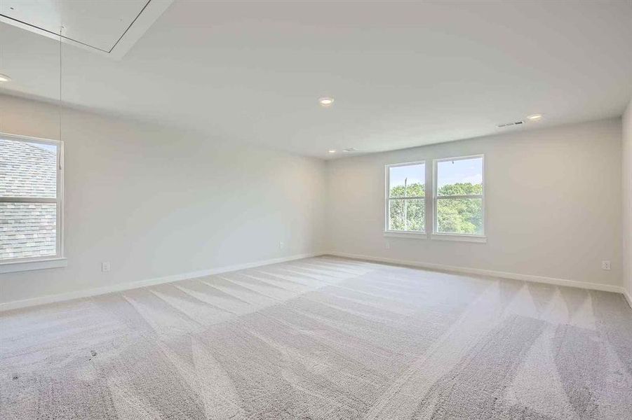 Spacious, unfurnished interior of a new home in Prestige Collection at Overland Grove, Forney (Image 21). Spacious, unfurnished interior of a new home in Prestige Collection at Overland Grove, Forney (Image 21).