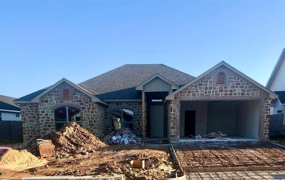 In-progress construction of a new home in , Waco, TX (Image 1). In-progress construction of a new home in , Waco, TX (Image 1).