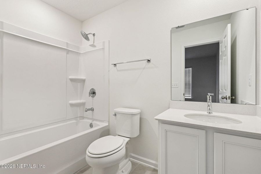 Furnished interior view inside a new home in Orchard Park Townhomes, St. Augustine (Image 10). Furnished interior view inside a new home in Orchard Park Townhomes, St. Augustine (Image 10).