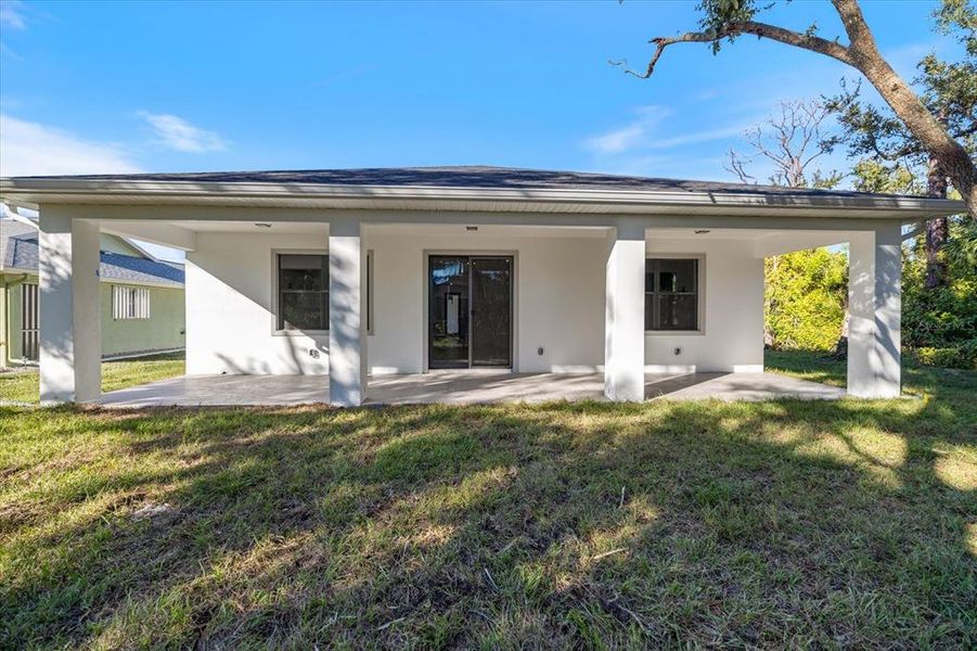 Exterior details and patio area of a home in , Rotonda West (Image 21).