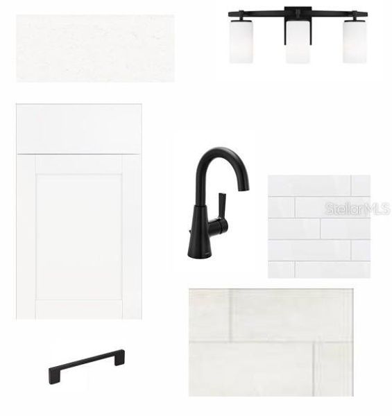 Sample of building materials used in homes in Lakeview Crossing – Tradition Series, Sarasota (Image 7).