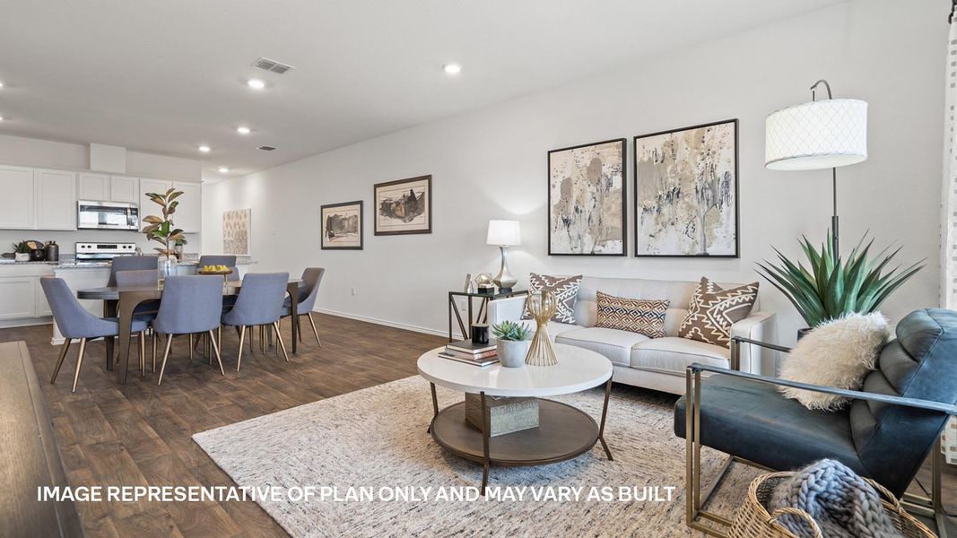 Furnished interior view inside a new home in Palomino, Manor (Image 9).