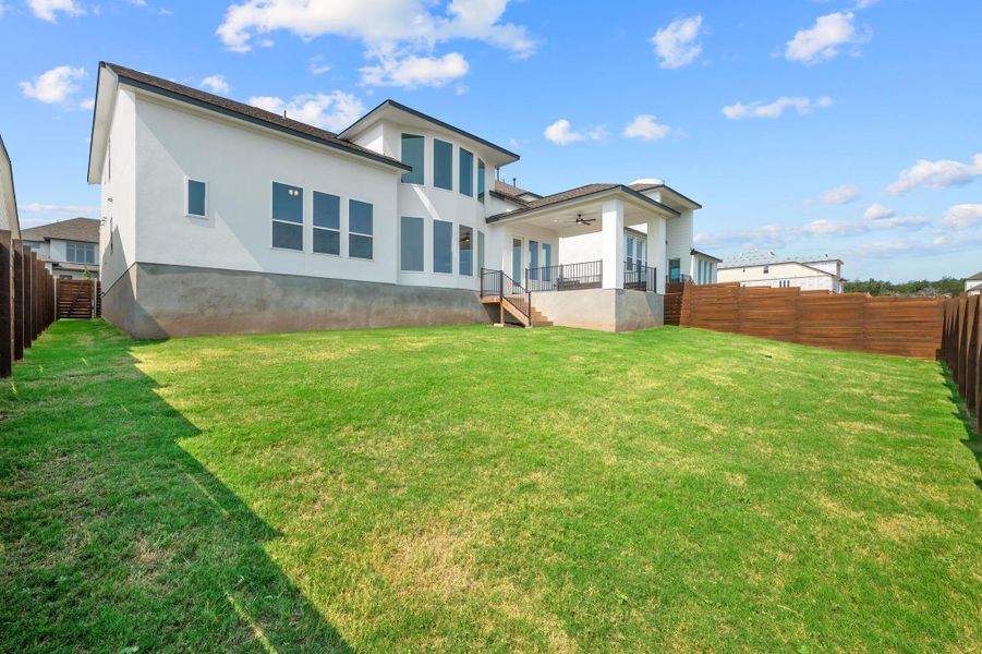 Front exterior of a new home in Provence - 60', Austin, TX, highlighting curb appeal (Image 18).