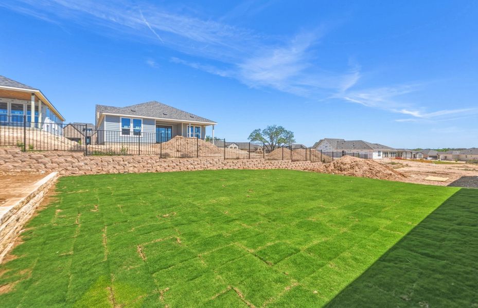 Exterior details and patio area of a home in Sun City Texas, Georgetown (Image 26).