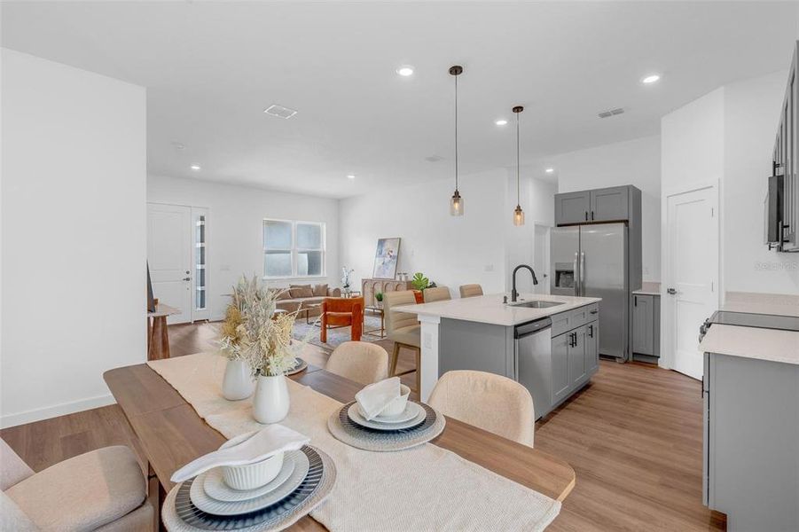 Furnished interior view inside a new home in , Dunnellon (Image 28).