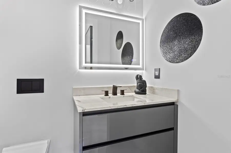 Furnished interior view inside a new home in , Sarasota (Image 8).