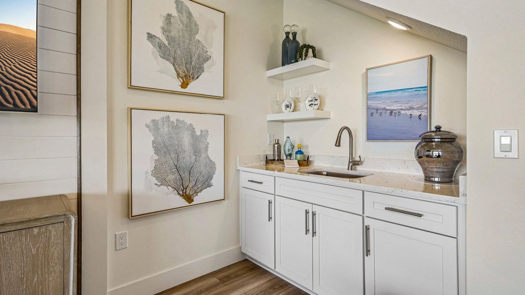 Oleander Floor Plan Wet Bar by DRB Homes in Ardisia Park in New Smyrna Beach, FL Oleander Floor Plan Wet Bar by DRB Homes in Ardisia Park in New Smyrna Beach, FL