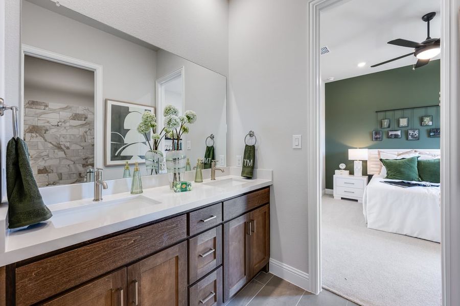 Representative furnished interior of a home built from the Courtney by Taylor Morrison in The Ranch at Uptown Celina, Celina (Image 23).