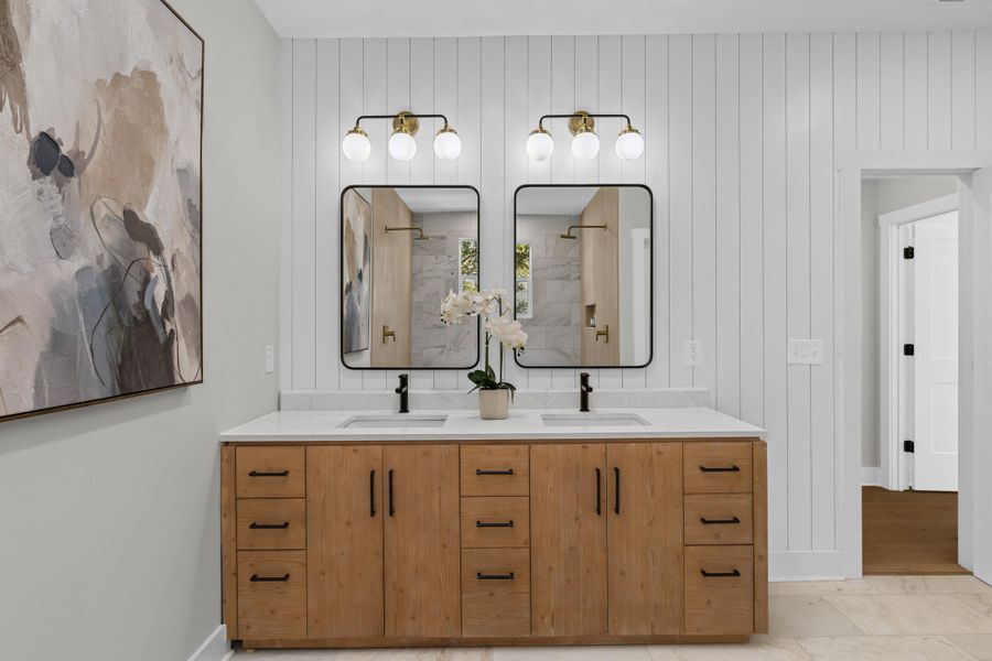 Furnished interior view inside a new home in , Charleston (Image 11).