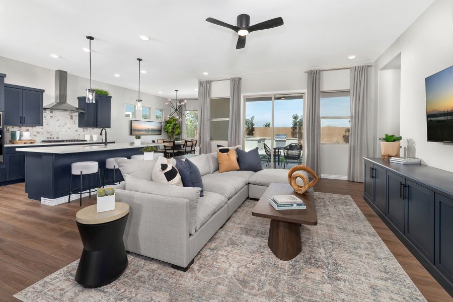 Representative furnished interior of a home built from the Harbor by Mattamy Homes in Miravida, Surprise (Image 8).