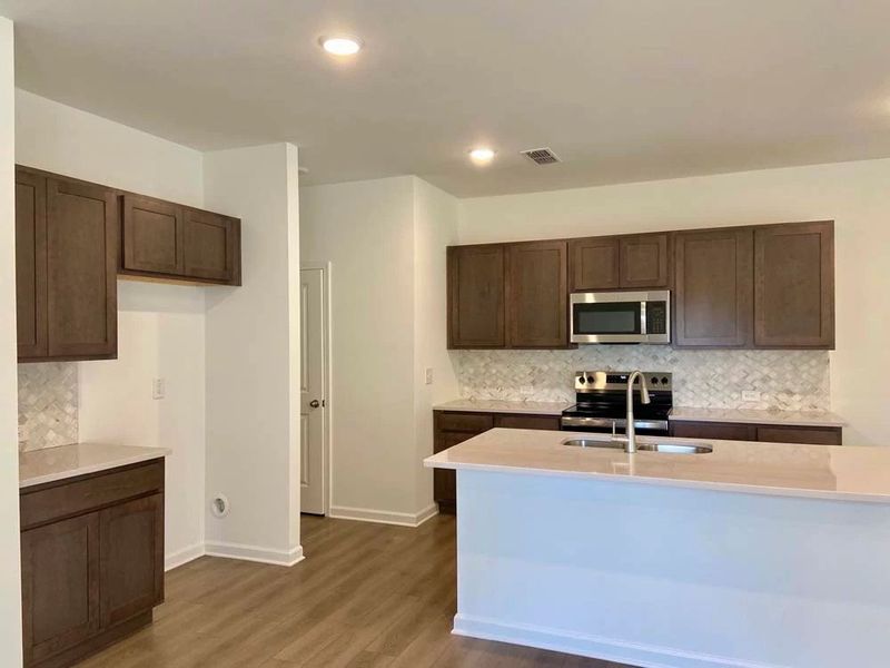 Kitchen featuring Roosevelt Collection Finishes Construction Progress