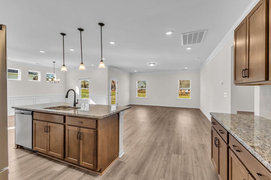 Furnished interior view inside a new home in Hampshire Hills, Columbia (Image 5).
