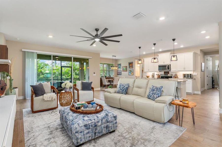 Furnished interior view inside a new home in , Punta Gorda (Image 15).