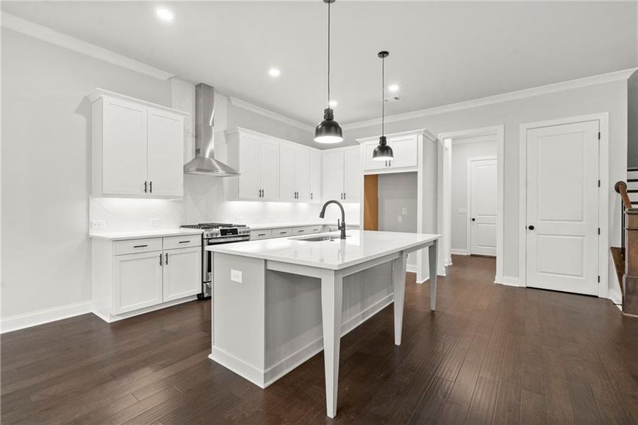 Furnished interior view inside a new home in Palisades Single Family, Cumming (Image 11).