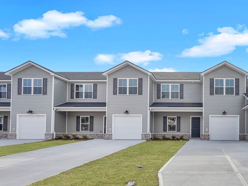 New Haven Townhome B | Multi-Unit Front Exterior in Guyton