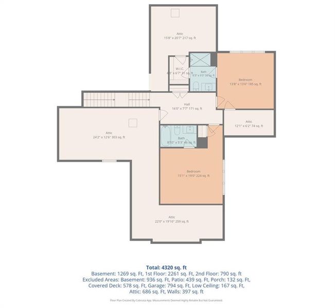 2D floor plan layout of this home in , Dahlonega, GA (Image 5).