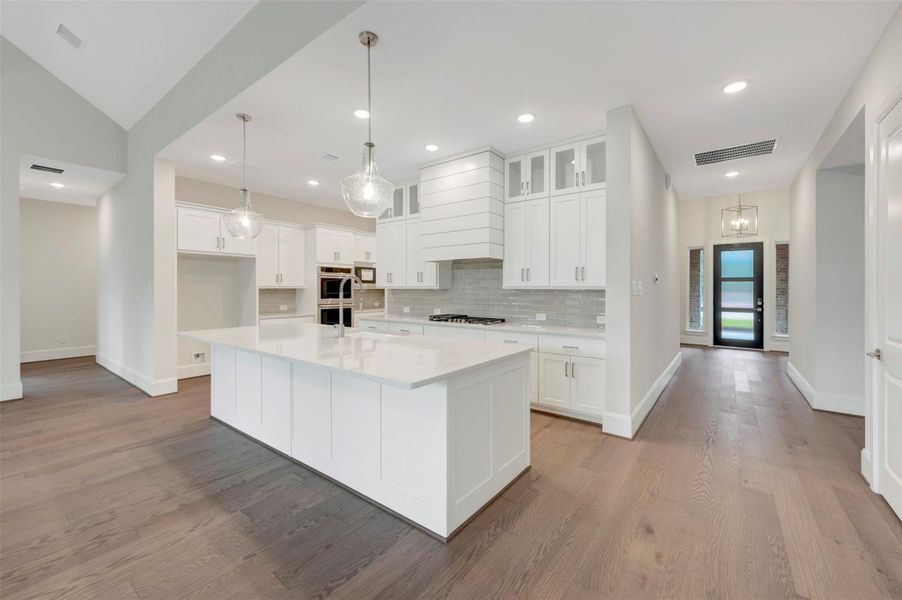 Furnished interior view inside a new home in The Woodlands Hills 70’, Willis (Image 4).