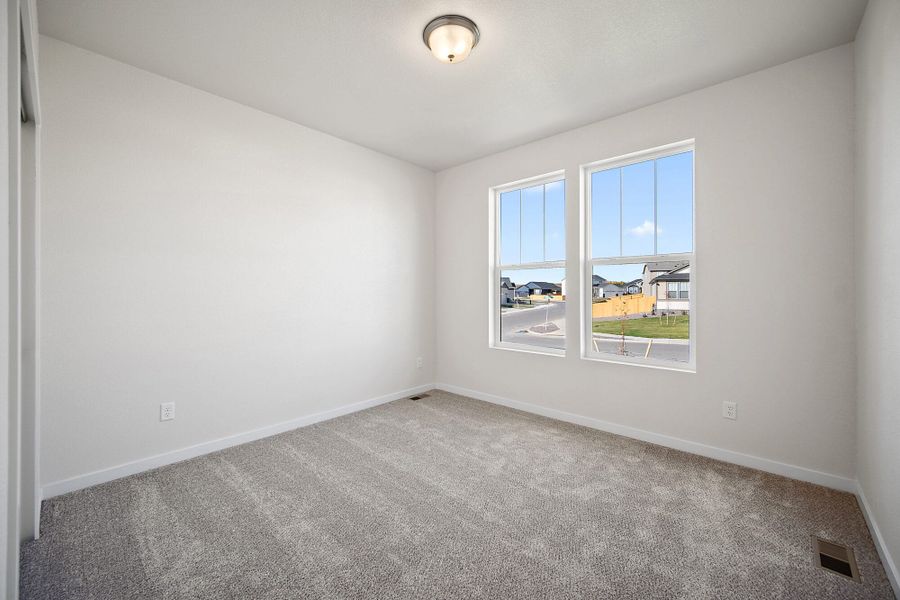 Spacious, unfurnished interior of a new home in The Glen, Colorado Springs (Image 26). Spacious, unfurnished interior of a new home in The Glen, Colorado Springs (Image 26).