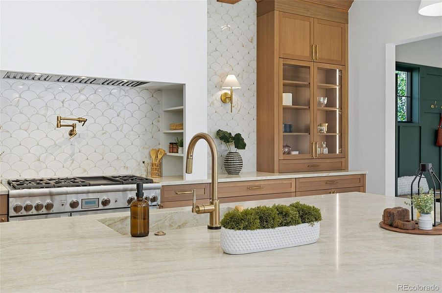 Furnished interior view inside a new home in , Denver (Image 29).