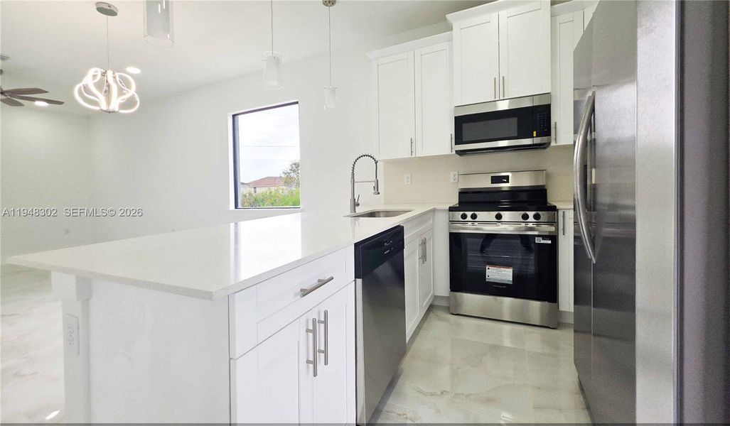 Furnished interior view inside a new home in , Lehigh Acres (Image 13).
