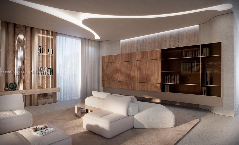 Furnished interior view inside a new home in , Golden Beach (Image 13). Furnished interior view inside a new home in , Golden Beach (Image 13).