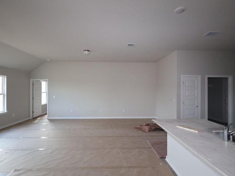 In-progress construction of a new home in Cascades at Onion Creek, Austin, TX (Image 4).