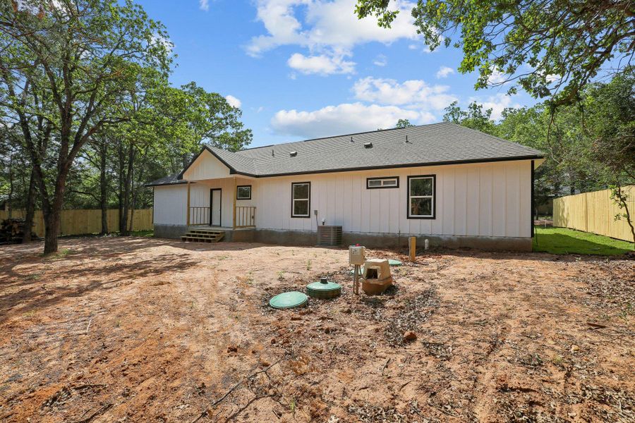 Exterior details and patio area of a home in , Bastrop (Image 18).