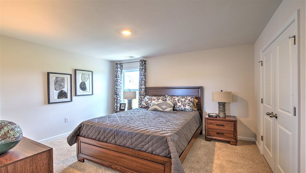 Furnished interior view inside a new home in Reserve at Tap Root Farms, Fletcher (Image 42). Furnished interior view inside a new home in Reserve at Tap Root Farms, Fletcher (Image 42).